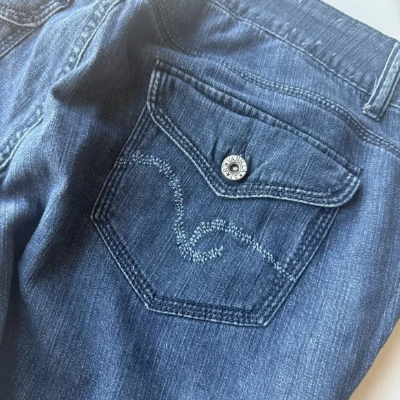 Vanilla Star Y2K Sz 15 Bootcut Jeans Embroidered Pockets CUTE - Picture 9 of 9